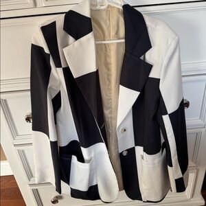 Sunday Up Plaid Blazer, Like new - Size M